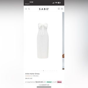 Sabo Skirt Arlet Halter Dress